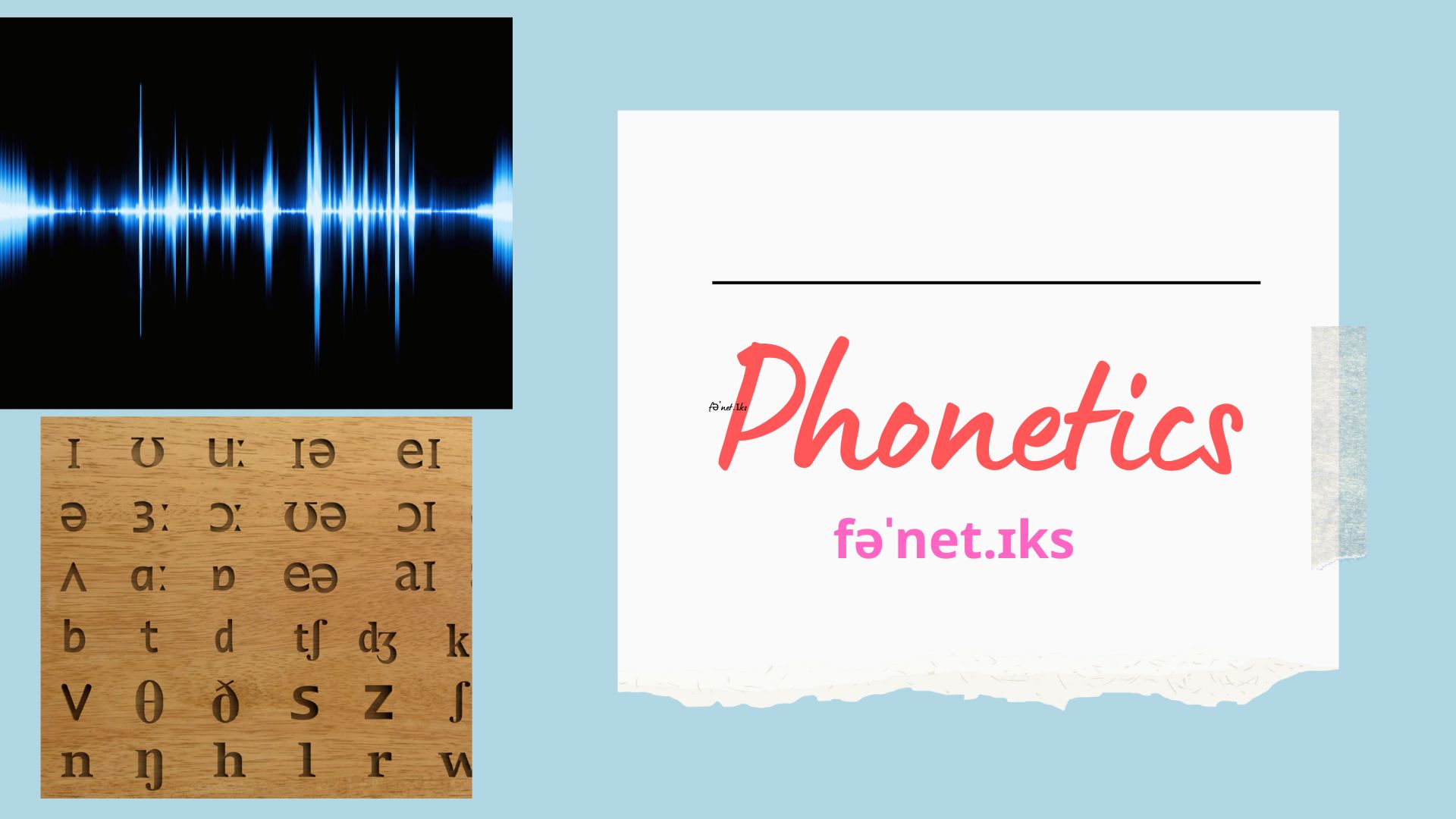 Initiation into Phonetics Phon101