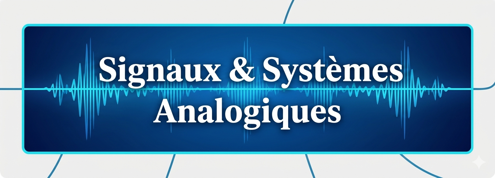 Analog Signals and Systems SGX_ENSTI