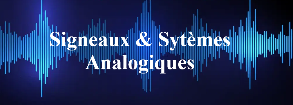 Analog signal & Systems (Demo) Souk Ahras FDSA